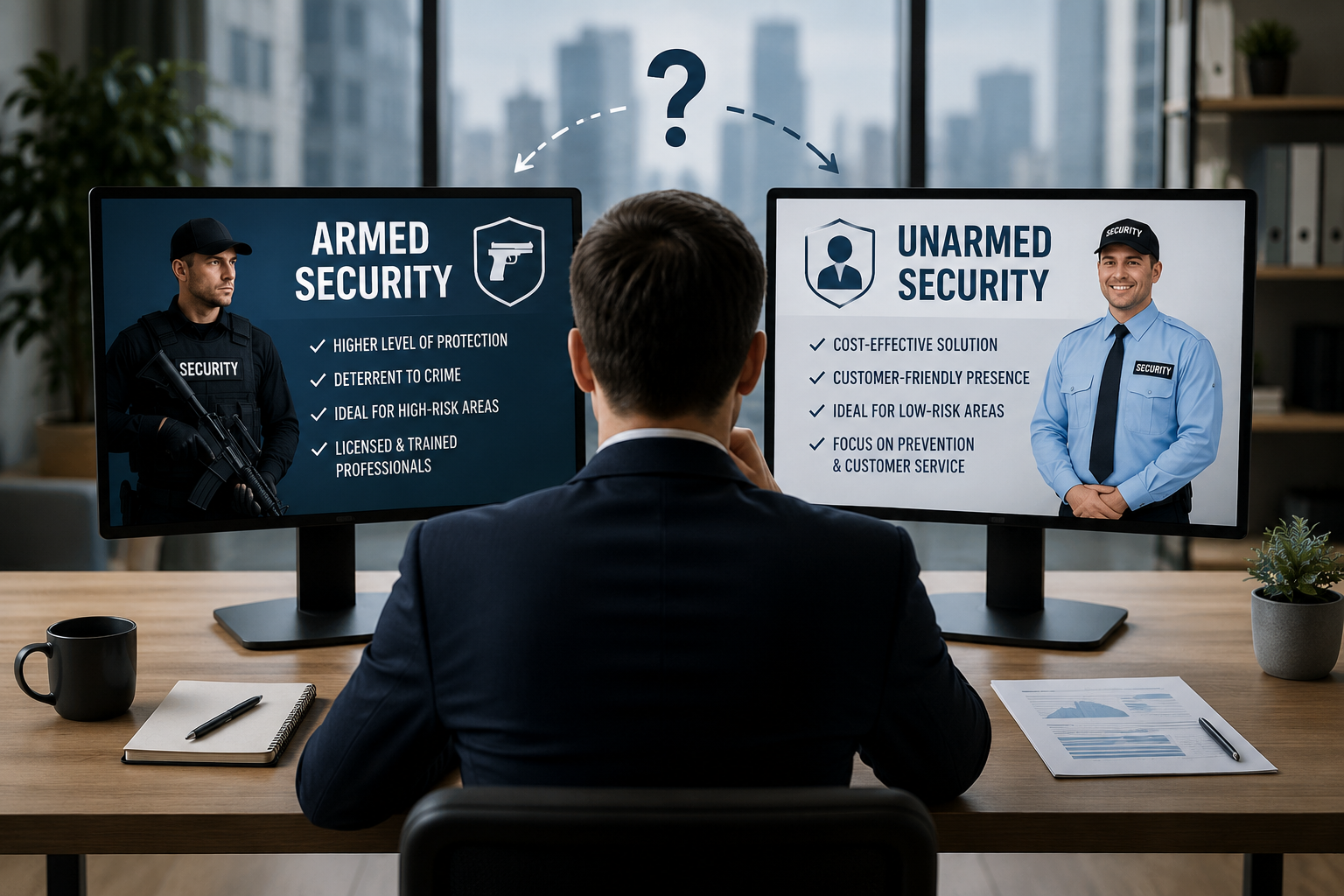 Armed vs. Unarmed Security Which Is Right for Your Business